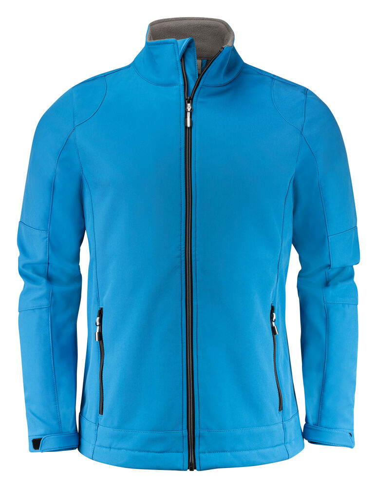 Printer Essentials Trial Softshell Jas Heren Oceaan Blauw