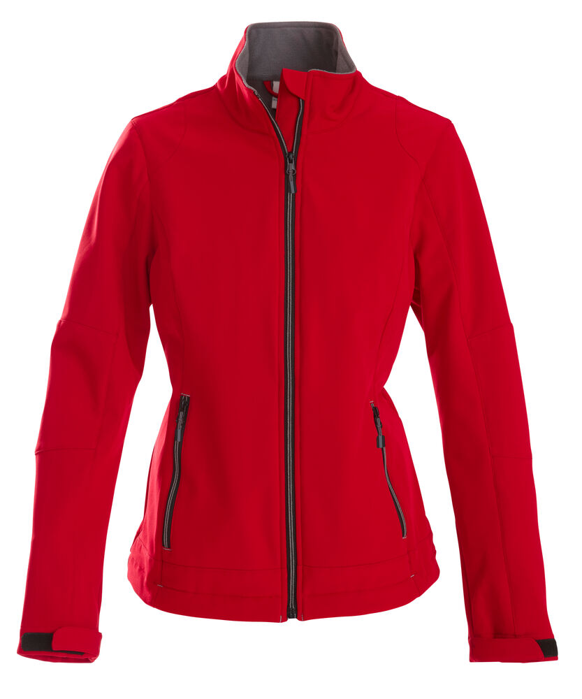 Printer Essentials Trial  Softshell Jas Dames Rood