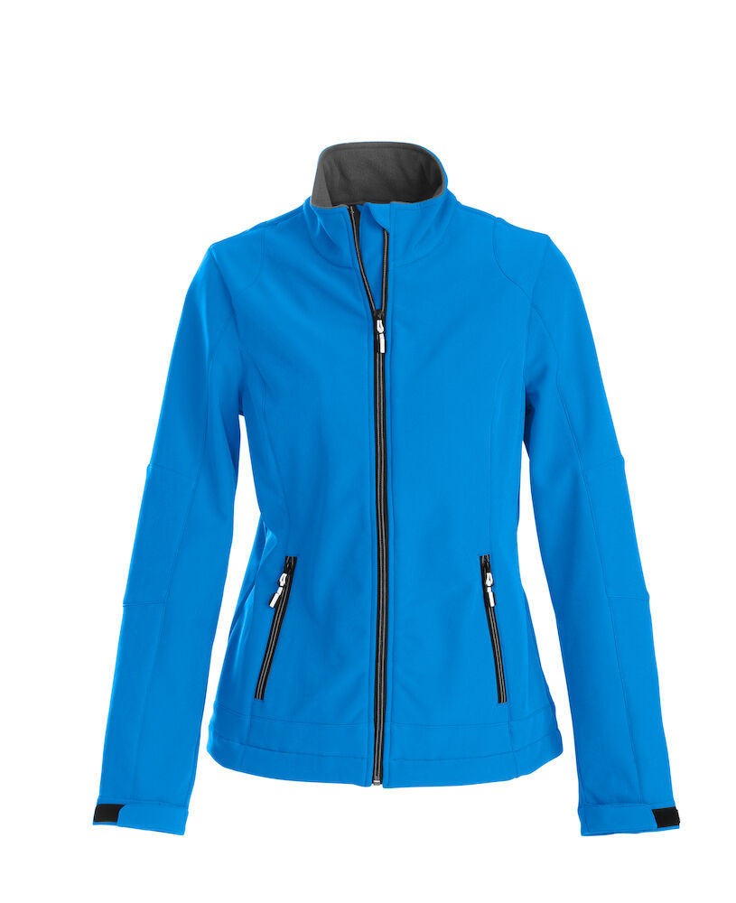 Printer Essentials Trial  Softshell Jas Dames Oceaan Blauw