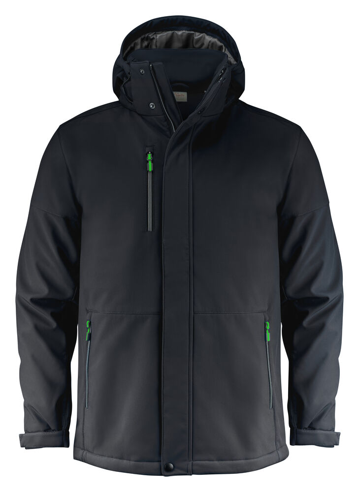 Printer Essentials Overlanding Softshell Jas Heren Zwart