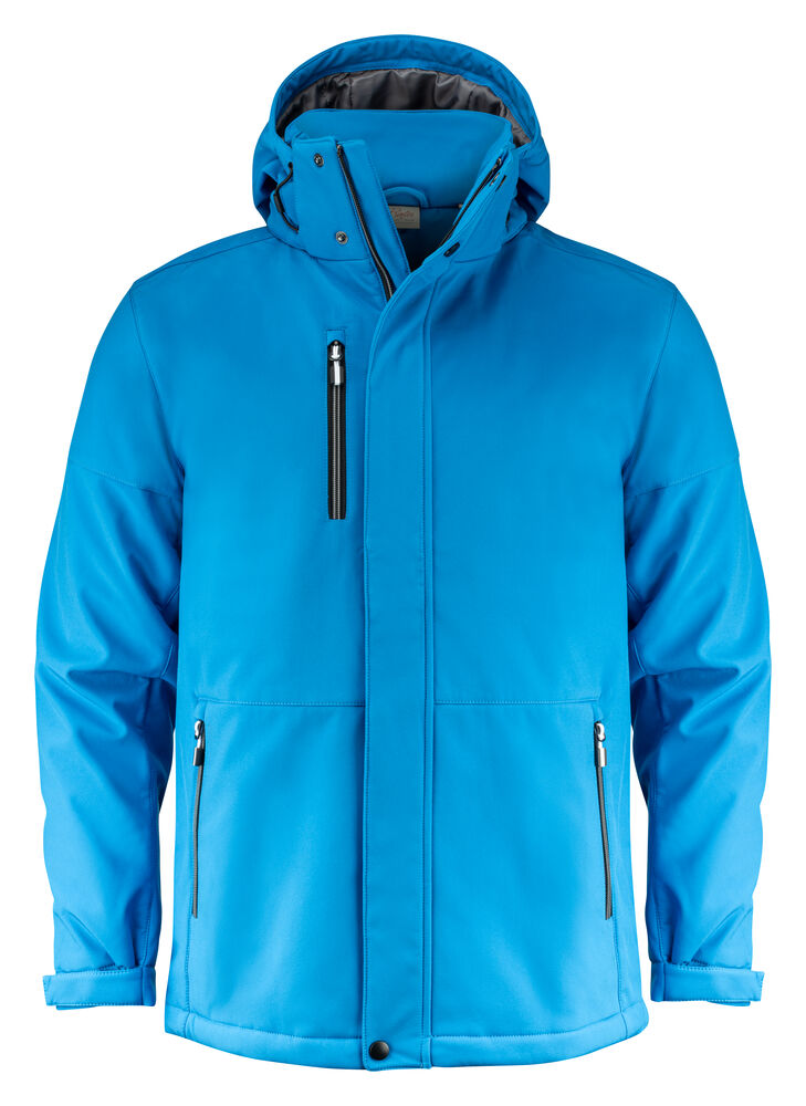 Printer Essentials Overlanding Softshell Jas Heren Oceaan Blauw