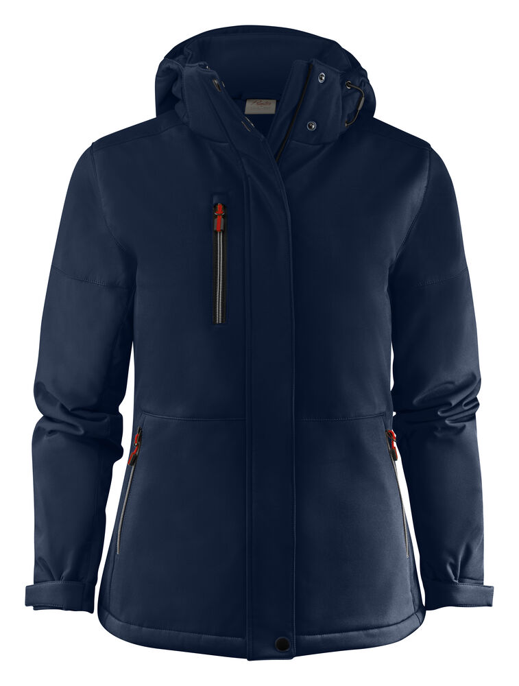 Printer Essentials Overlanding Softshell Jas Dames Marine
