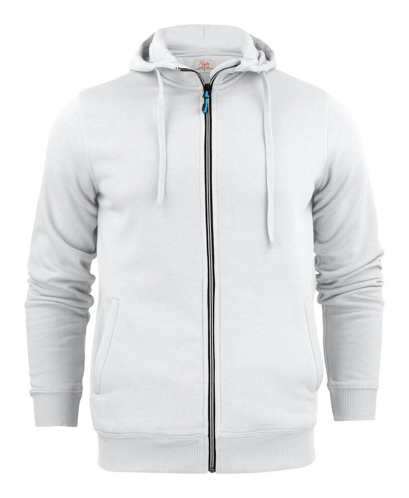 Printer Essentials Overhead Sweater Volledige Rits Heren Wit