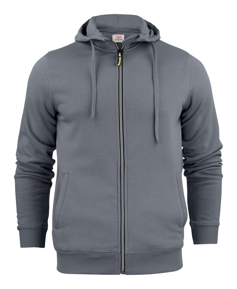 Printer Essentials Overhead Sweater Volledige Rits Heren Staalgrijs