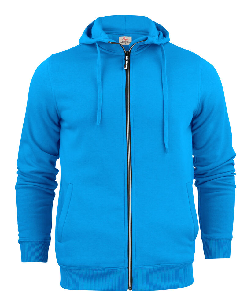 Printer Essentials Overhead Sweater Volledige Rits Heren Oceaan Blauw