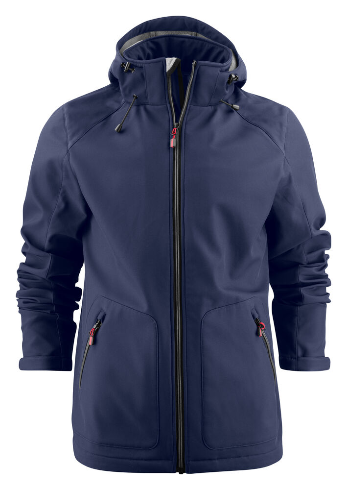Printer Essentials Karting Softshell Jas Heren Marine