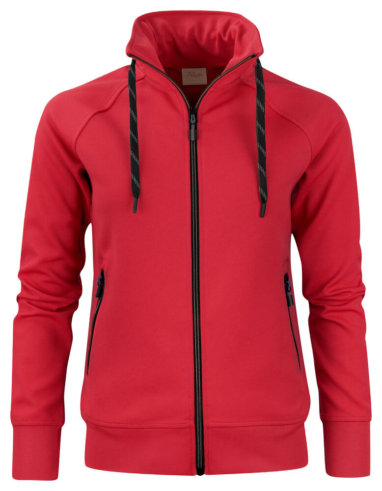 Printer Essentials Jog RSX Sweater Volledige Rits Dames Rood