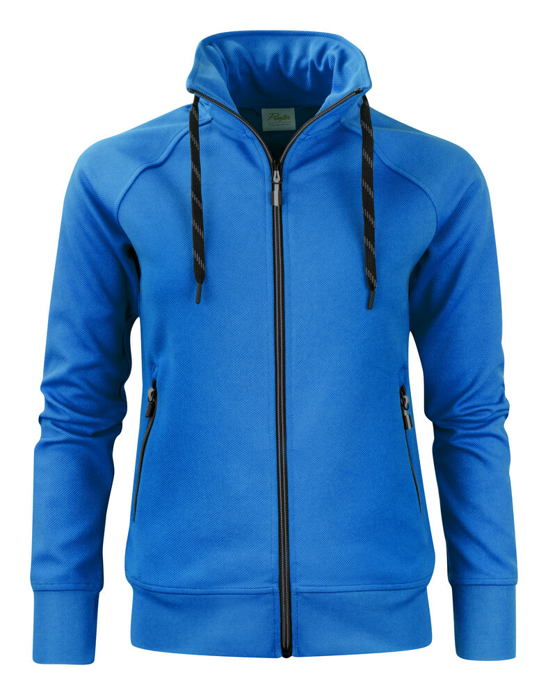Printer Essentials Jog RSX Sweater Volledige Rits Dames Oceaan Blauw