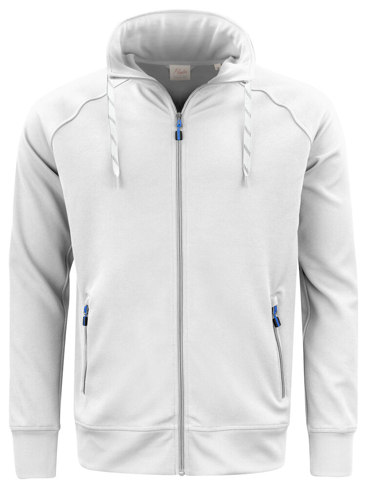 Printer Essentials Jog RSX  Sweater Volledige Rits Heren Wit
