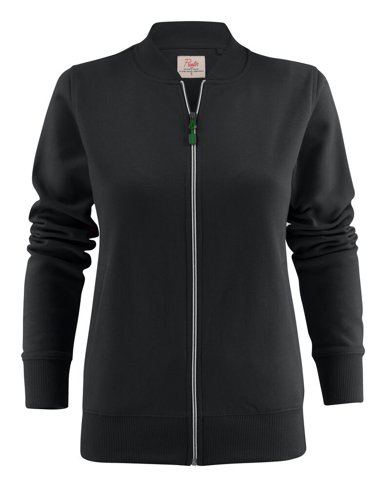 Printer Essentials Javelin Sweater Volledige Rits Dames Zwart