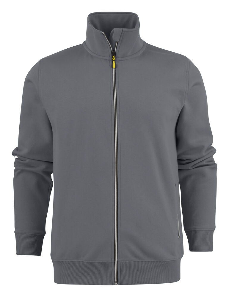 Printer Essentials Javelin RSX Sweater Volledige Rits Heren Staalgrijs