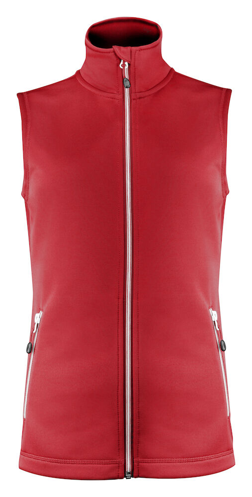 Printer RED Powerslide  Bodywarmer Dames Rood