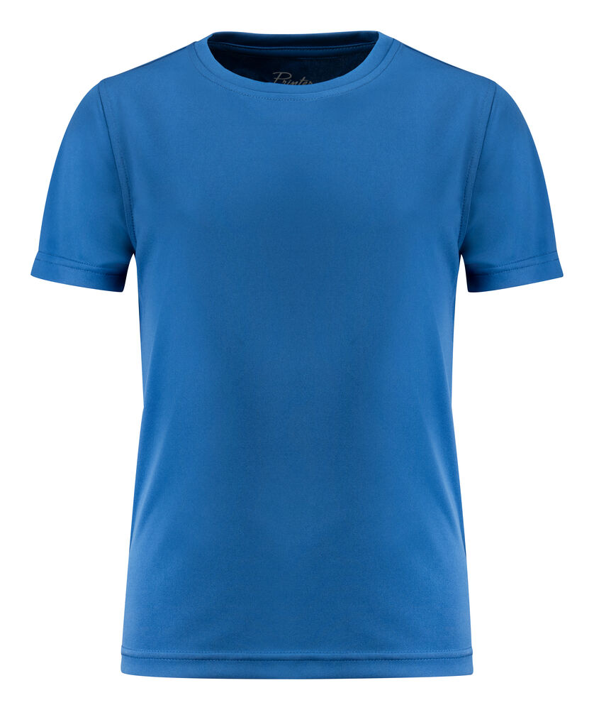 Printer RED Run T-Shirt Junior Helder Blauw
