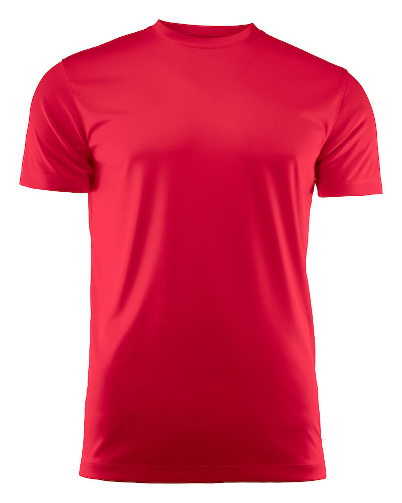 Printer RED Run T-Shirt Heren Rood