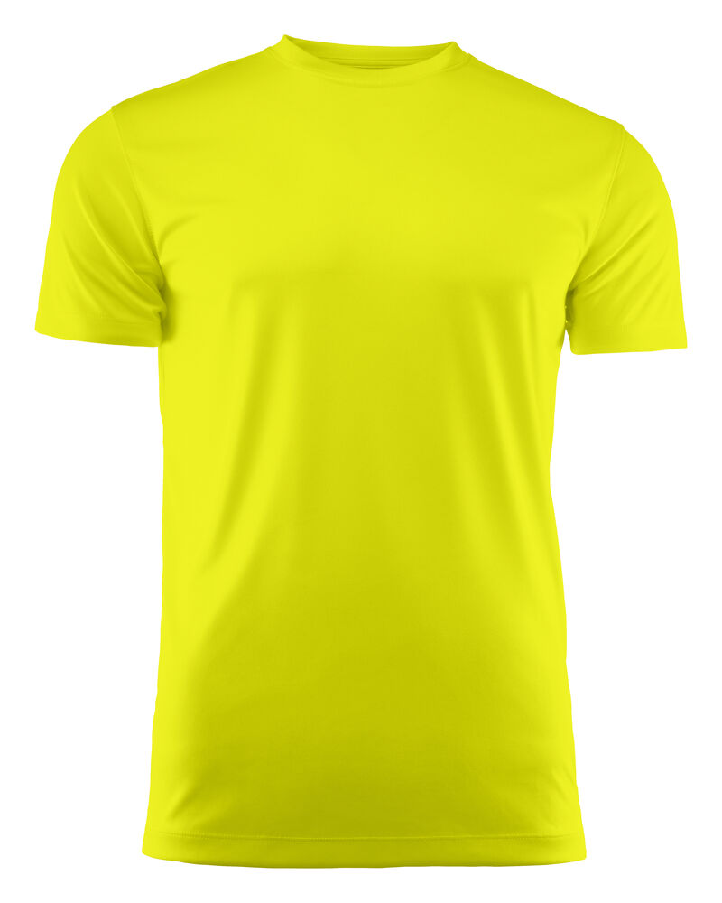 Printer RED Run T-Shirt Heren Neon Geel