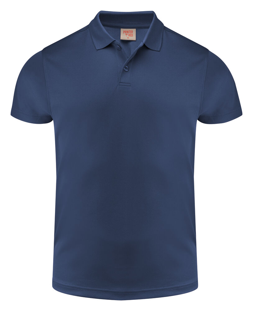 Printer RED Smash Polo Heren Marine