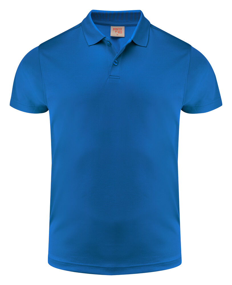 Printer RED Smash Polo Heren Helder Blauw