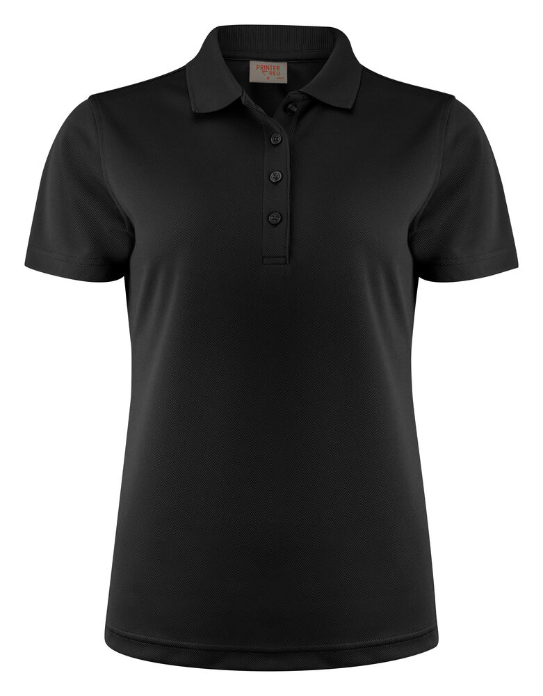 Printer RED Smash  Polo Dames Zwart
