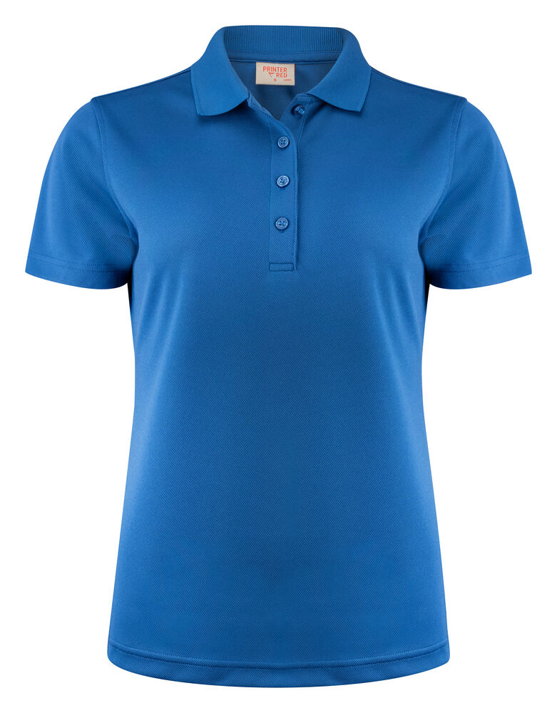 Printer RED Smash  Polo Dames Helder Blauw