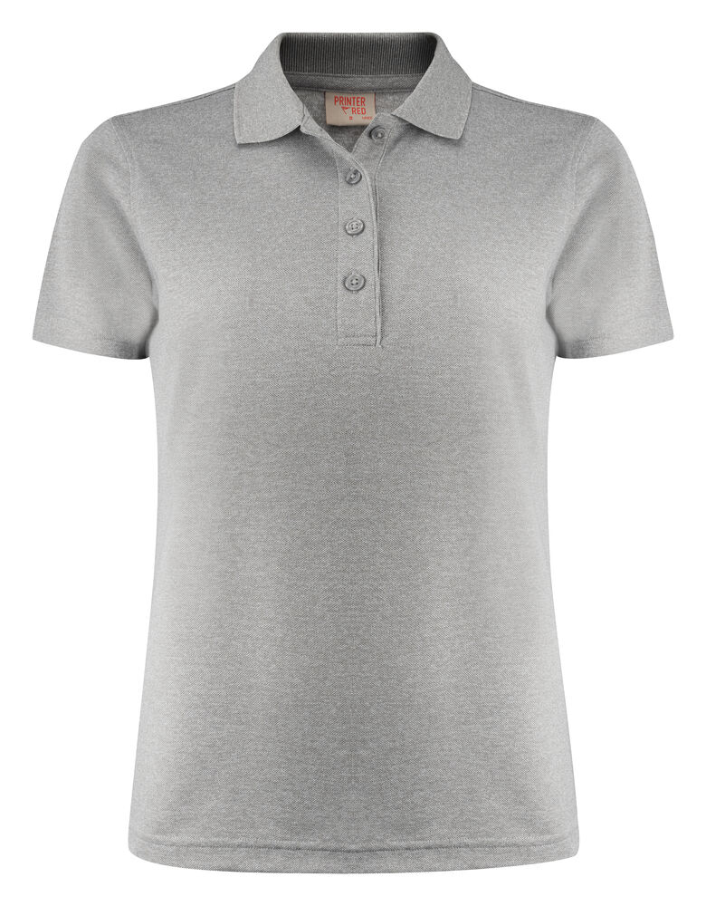 Printer RED Smash  Polo Dames Grijs Mêlée