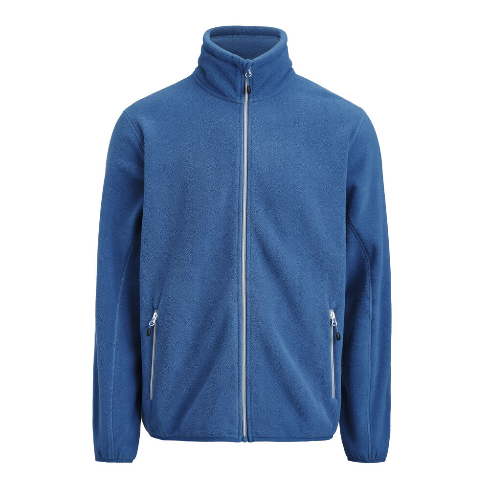 Printer RED Rocket Fleece Jas Heren Helder Blauw