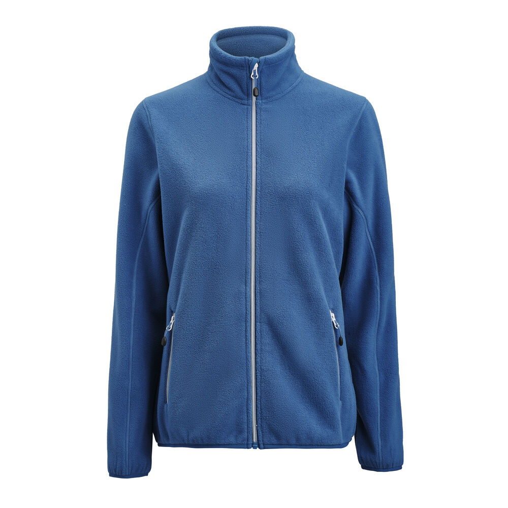 Printer RED Rocket Fleece Jas Dames Helder Blauw