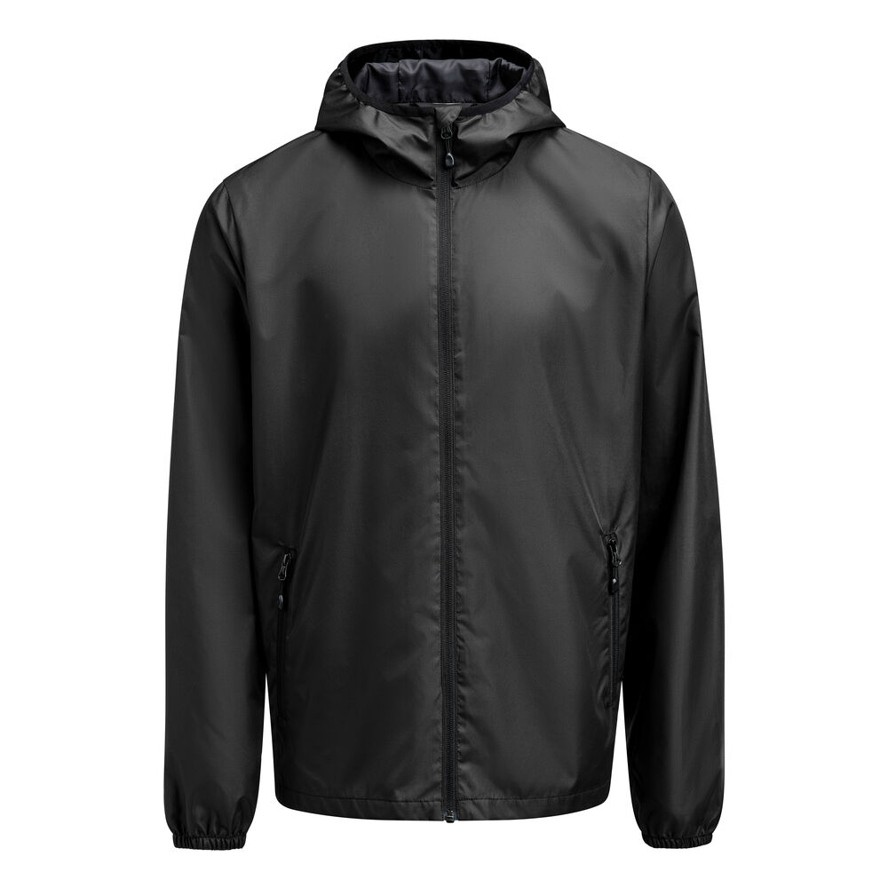 Printer Red Grab  Windbreaker Heren Zwart