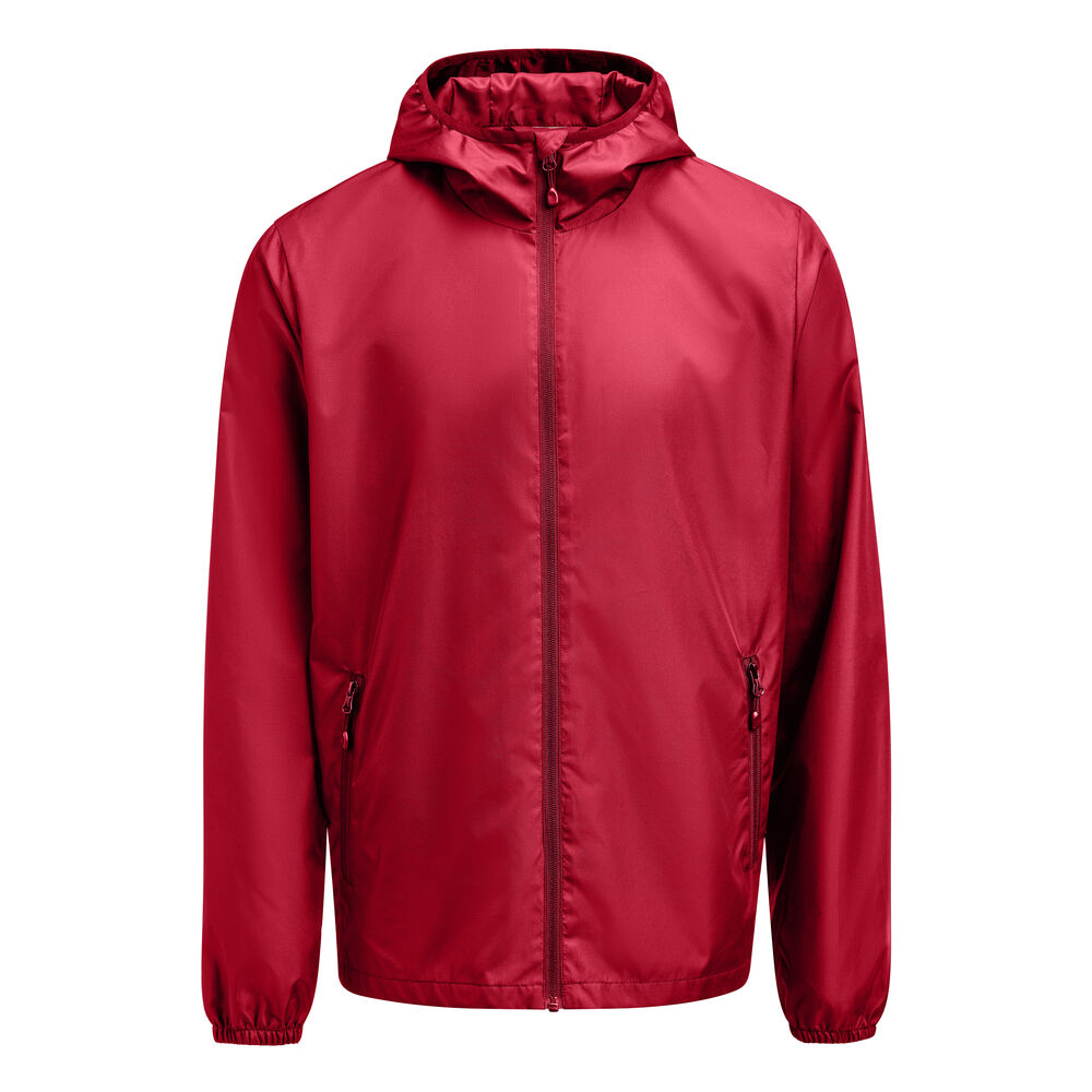 Printer Red Grab  Windbreaker Heren Rood
