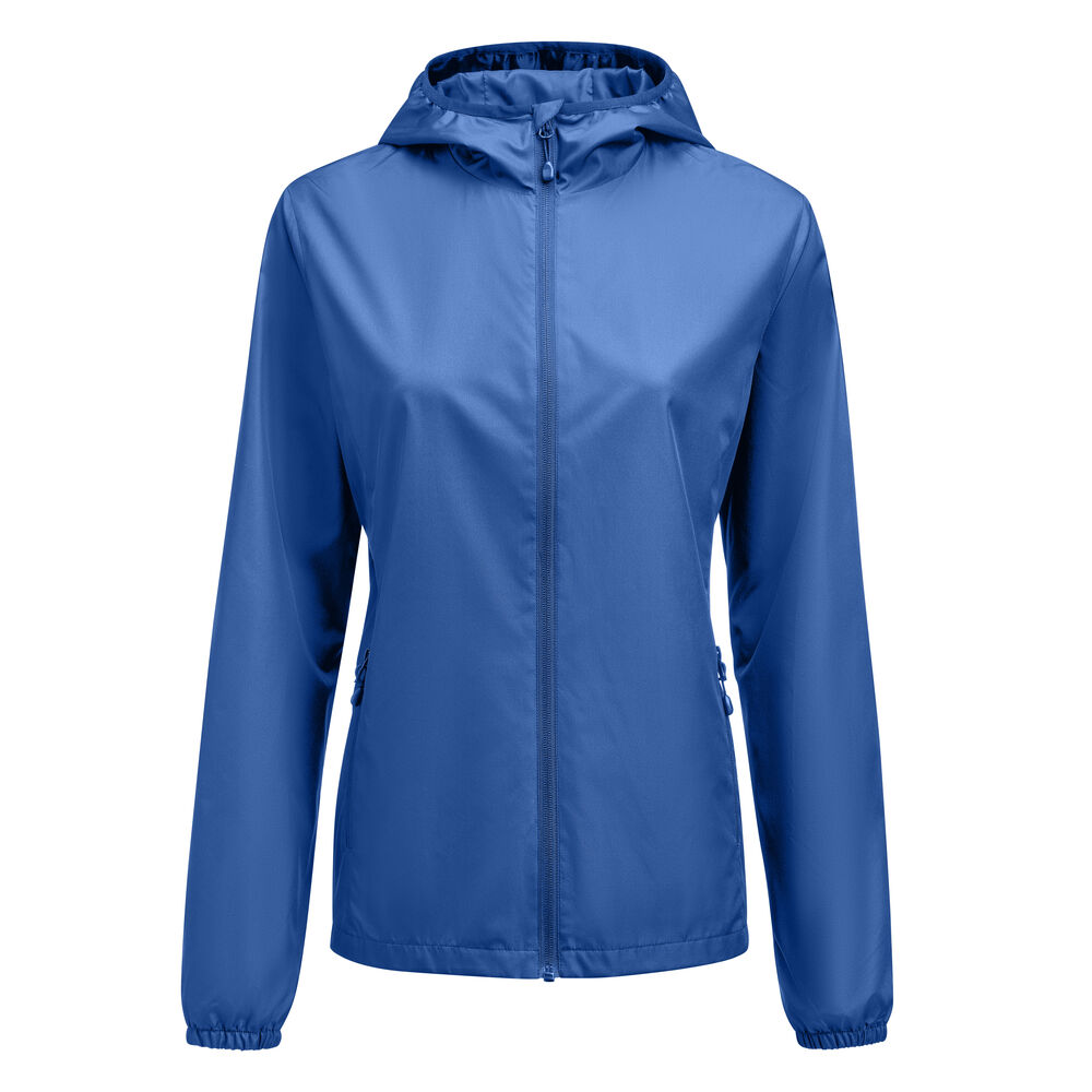 Printer Red Grab  Windbreaker Dames Helder Blauw