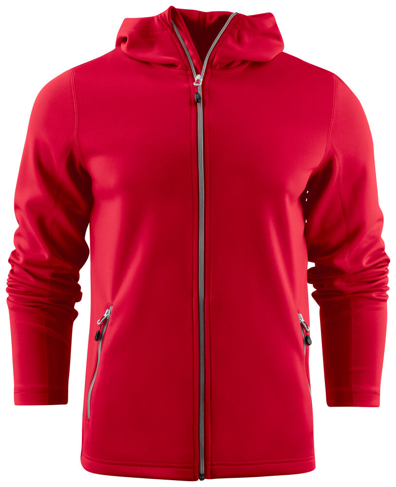 Printer RED Layback Hoodie Heren Rood