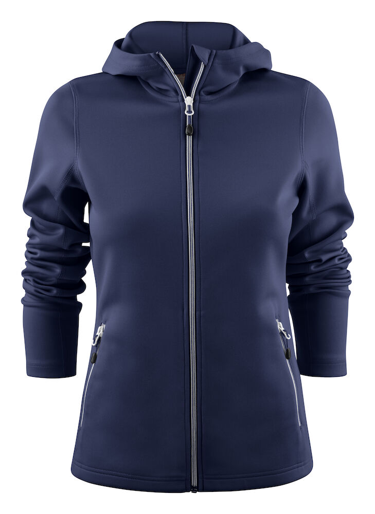 Printer RED Layback Hoodie Dames Marine