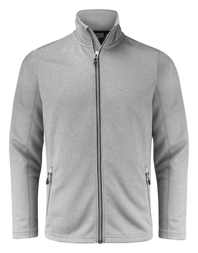 Printer RED Powerslide Sweater Volledige Rits Heren Grijs Mêlée
