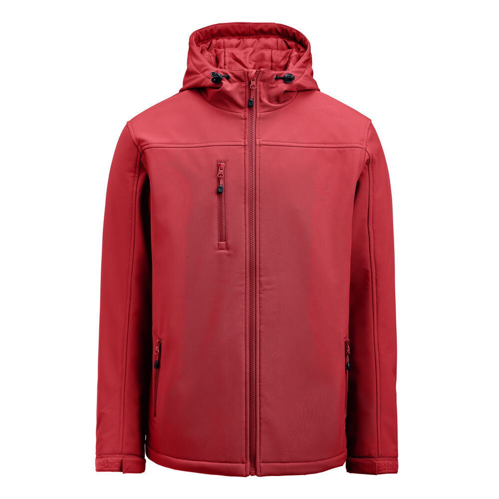 Printer RED Boardslide  Softshell Jas Heren Rood