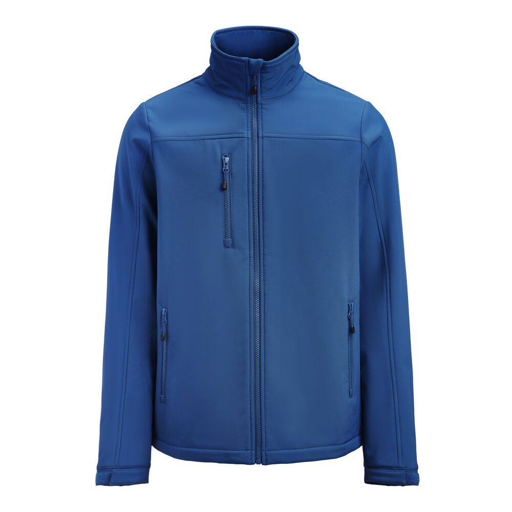 Printer RED Airwalk  Softshell Jas Heren Helder Blauw