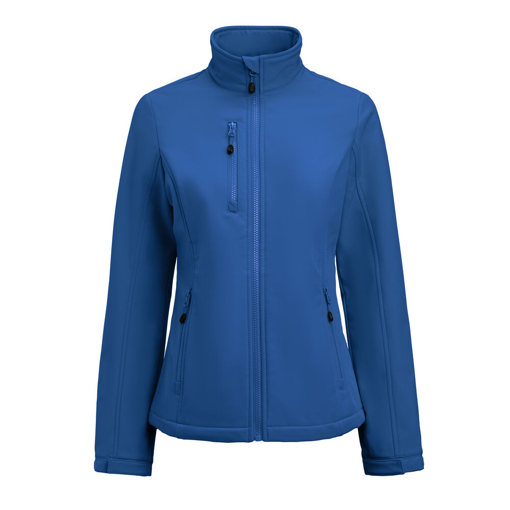 Printer RED Airwalk  Softshell Jas Dames Helder Blauw