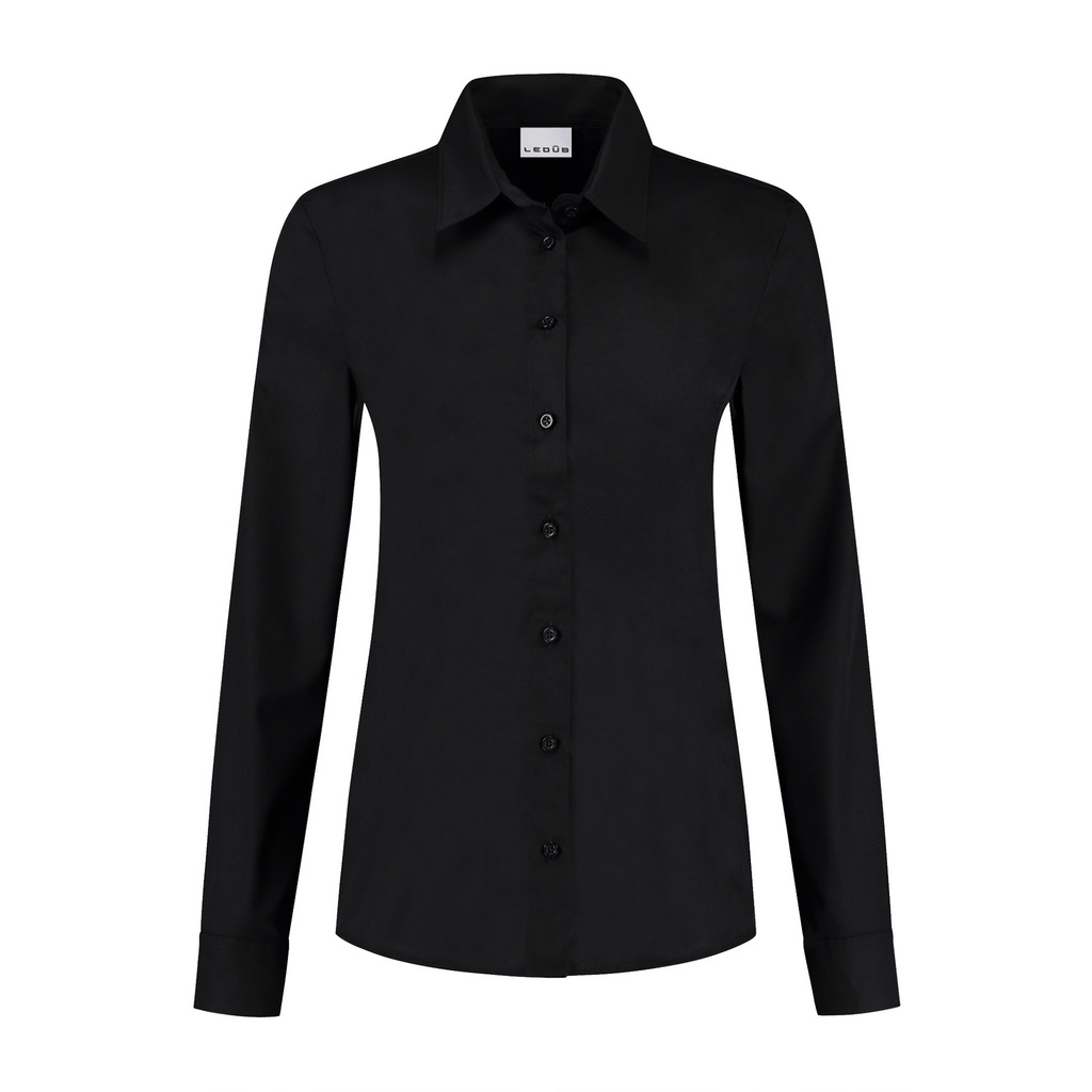 Ledûb Blouse Black Lisa Single Cuff 