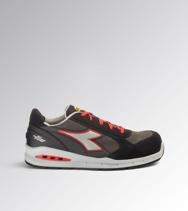 DIADORA RUN NET AB LOW S3S FO SR ASPHALT/SILVER/RED