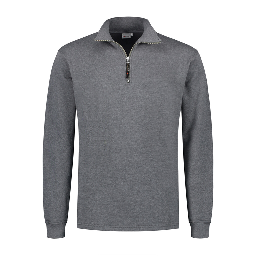 Santino Zipsweater Alex Dark Grey