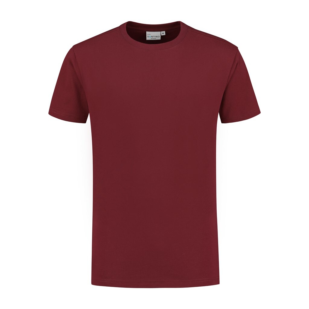 Santino T-shirt Lebec Burgundy