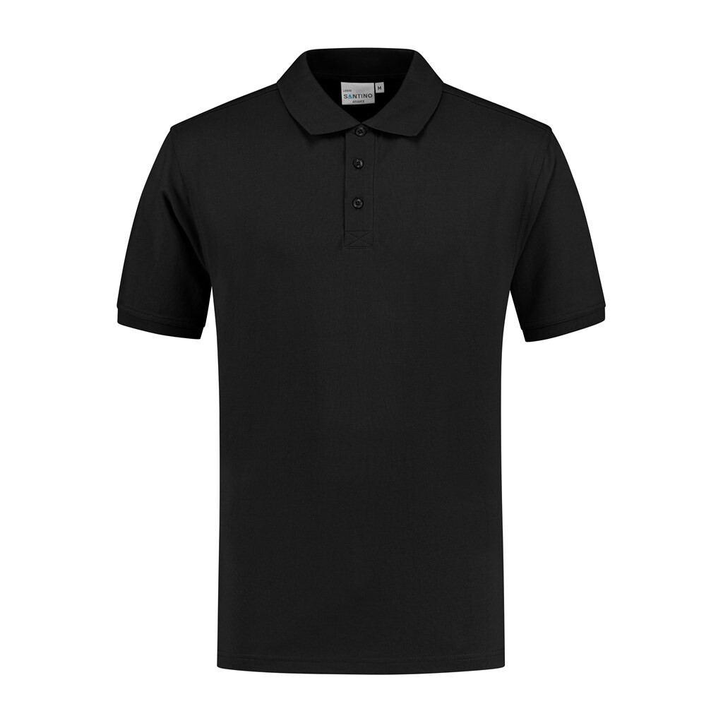 Santino Poloshirt Leeds Black