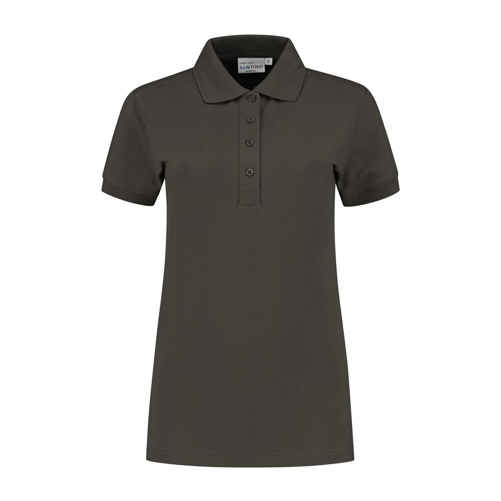 Santino Poloshirt Leeds Ladies Charcoal