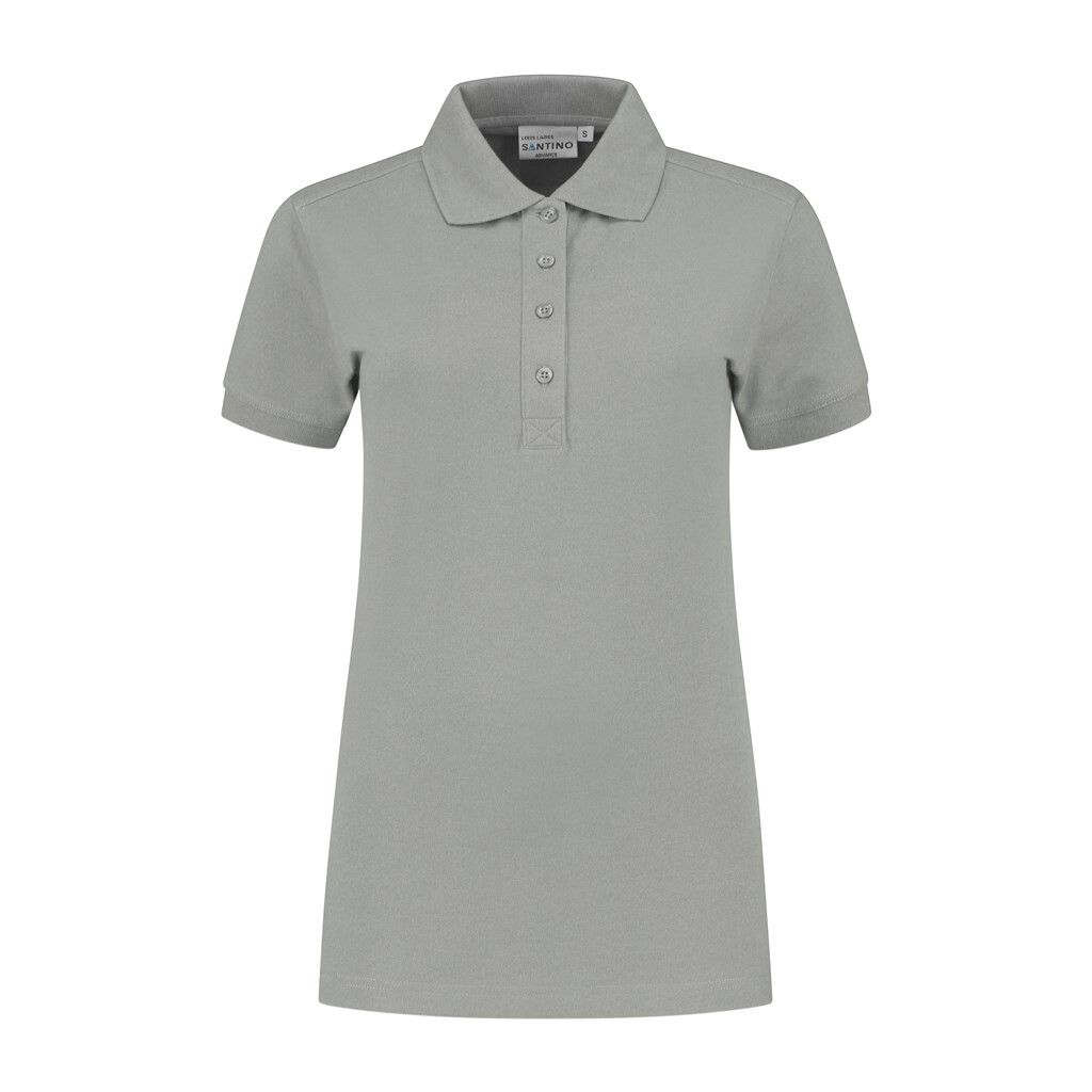 Santino Poloshirt Leeds Ladies Silver Grey