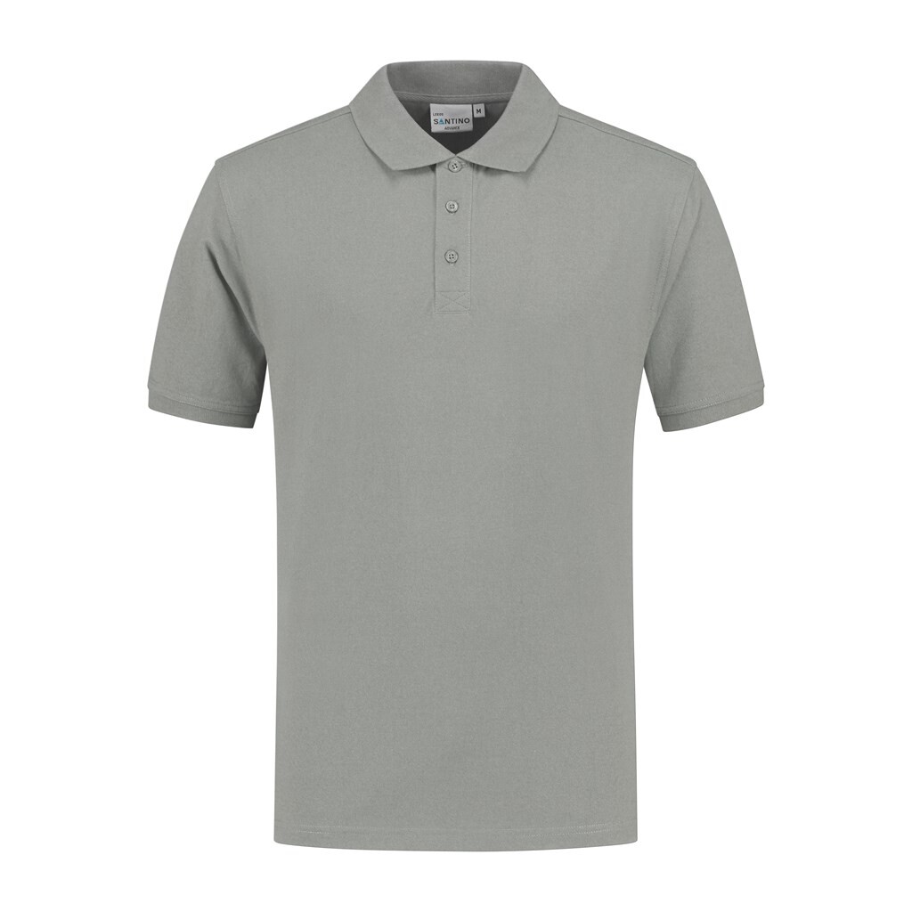 Santino Poloshirt Leeds Silver Grey