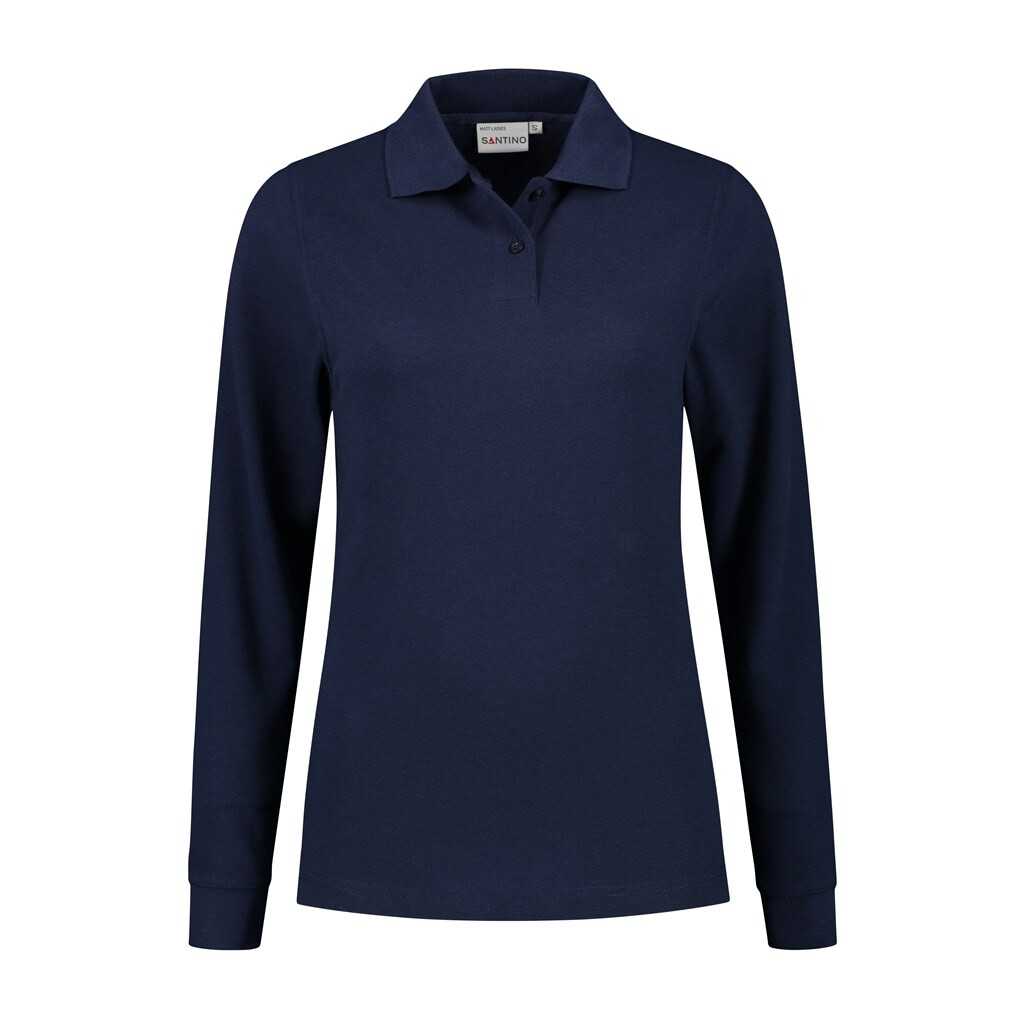 Santino Poloshirt Matt Ladies Real Navy