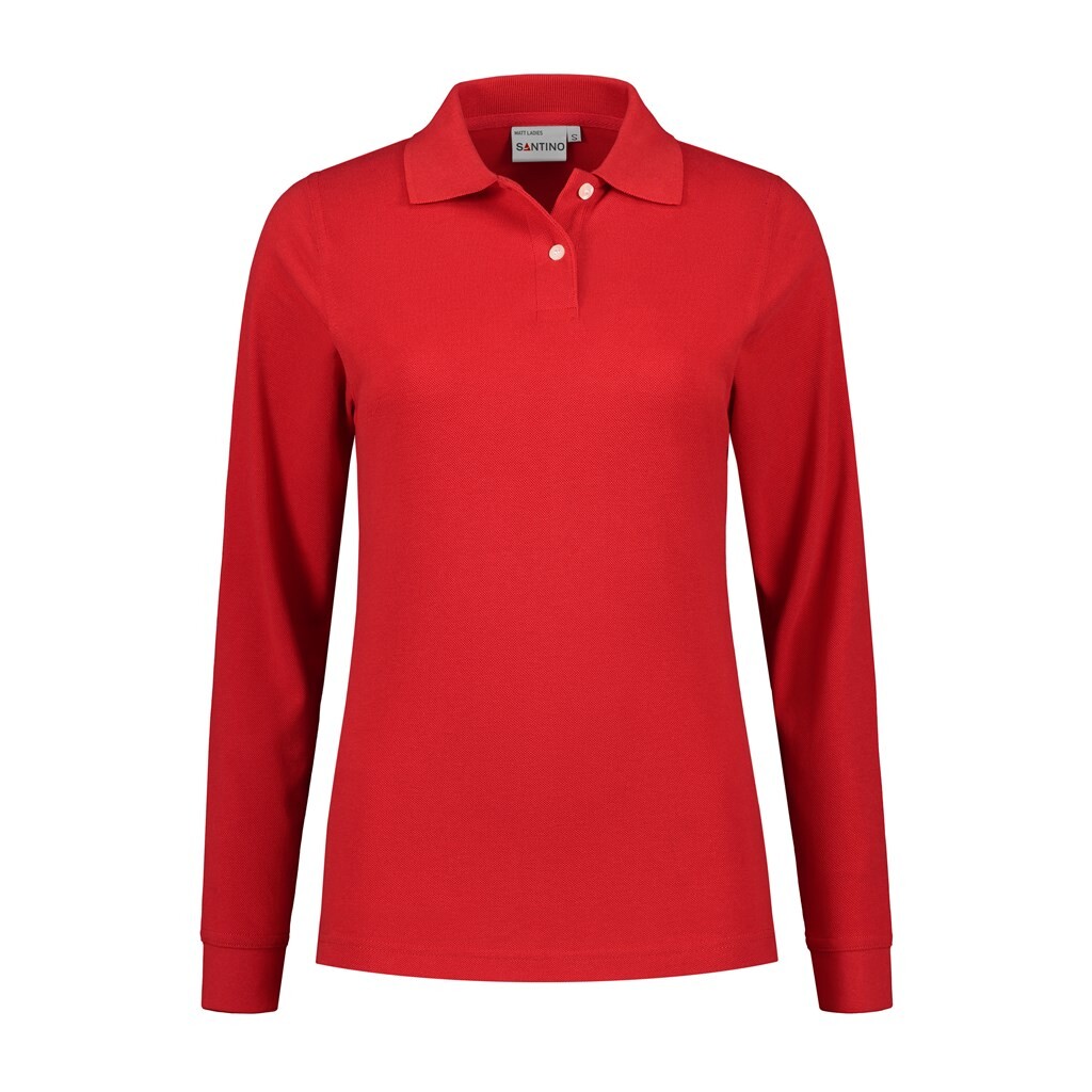 Santino Poloshirt Matt Ladies Red