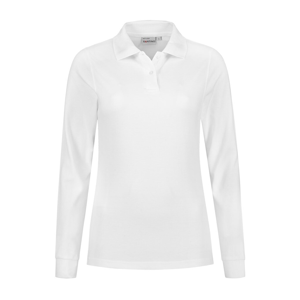 Santino Poloshirt Matt Ladies White
