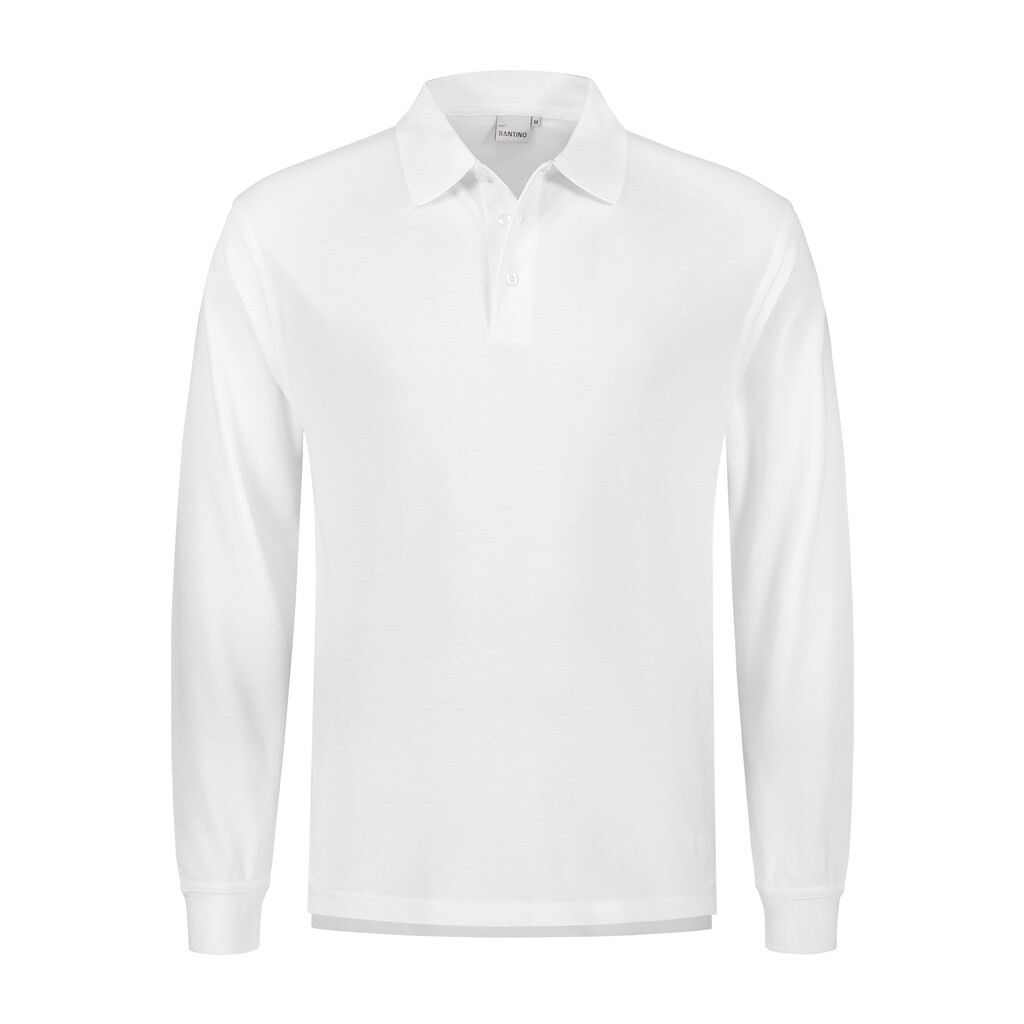 Santino Poloshirt Matt White