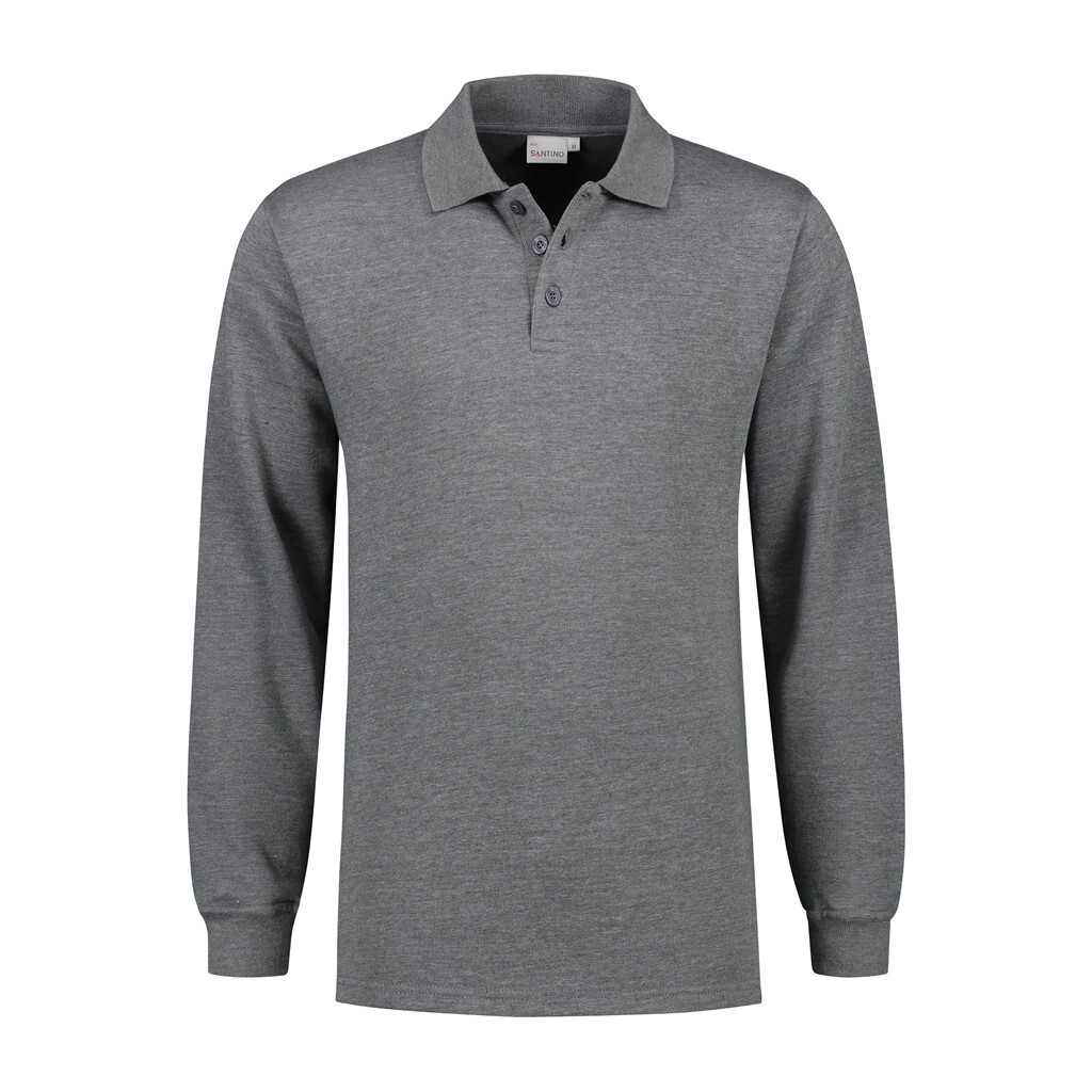 Santino Polosweater Rick Dark Grey