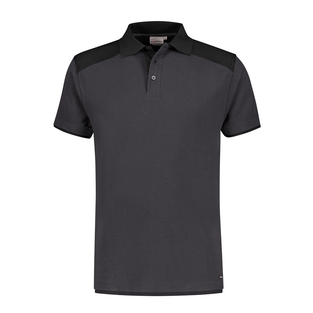 Santino Poloshirt Tivoli Graphite / Black