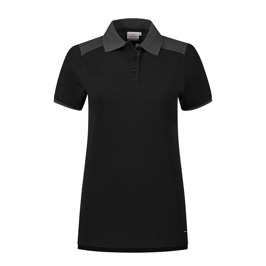 Santino Poloshirt Tivoli Ladies Black / Graphite